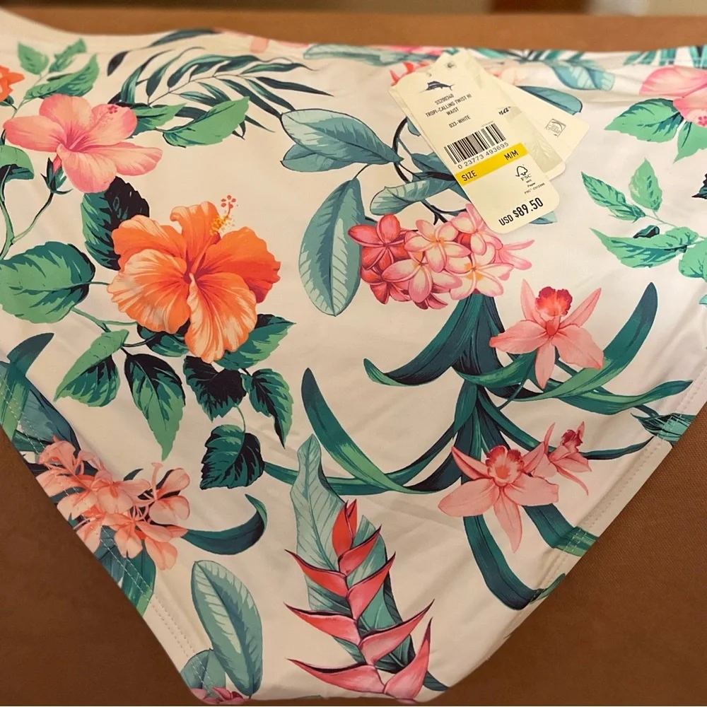 Tommy Bahama Tropi-Calling tankini and twist in high waist bikini bottoms - Picture 6 of 7